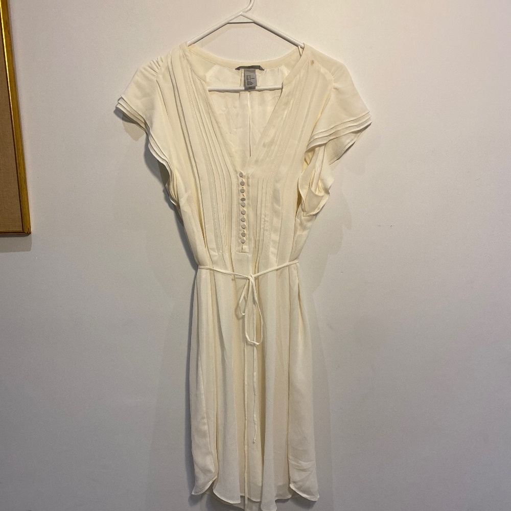 H&M white dress